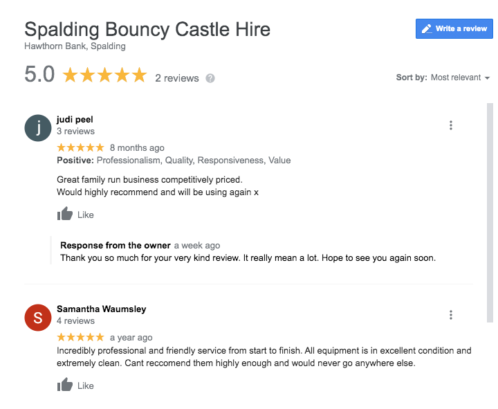 Spalding Bouncy Castle Hire - A Google 5* Rated Company