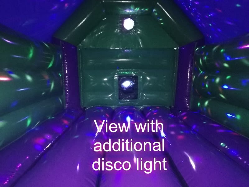 Disco bouncy castle in Spalding